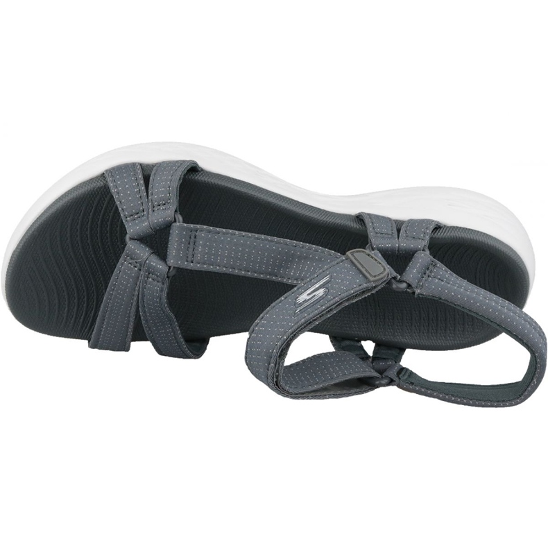 Skechers On The Go 600 15316-CHAR sandales grises 2 Skechers On The Go 600 15316-CHAR sandales grises 2
