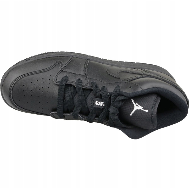 Nike Jordan Air 1 Low Bg M 553560-006 chaussures noires le noir 2