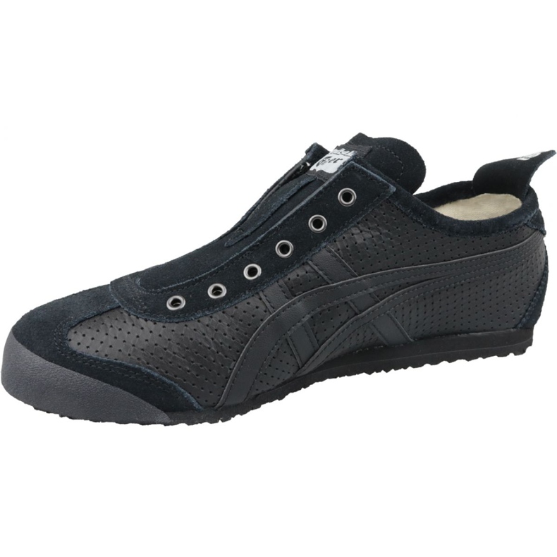 Asics Onitsuka Tiger Mexico 66 Slip-On M D815L-909 le noir 1 Asics Onitsuka Tiger Mexico 66 Slip-On M D815L-909 le noir 1
