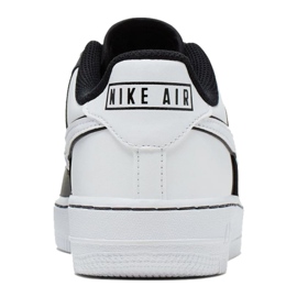 Chaussure Nike Air Force 1 LV8 2 Jr CI1756-002 blanche le noir 1