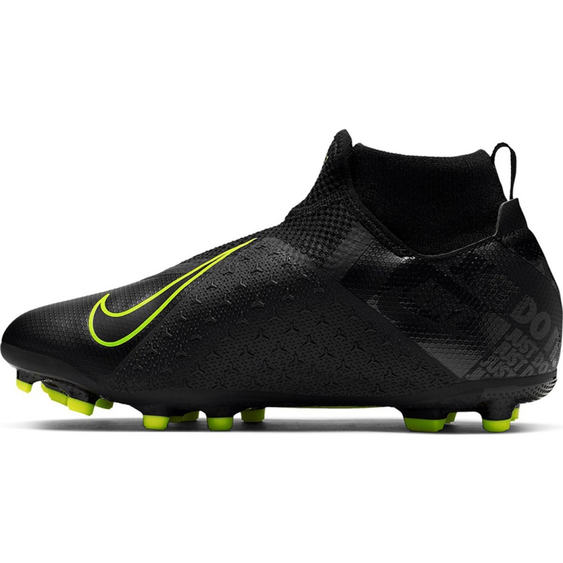 Chaussures de football Nike Phantom Vsn Academy Df FG / MG Jr AO3287-007 noir noir 1