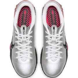 Chaussure de football Nike Mercurial Vapor 13 Academy Neymar Tf Jr AT8144-006 gris blanc 1