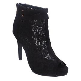 Sandales À Talons Hauts 8709 Noir 1