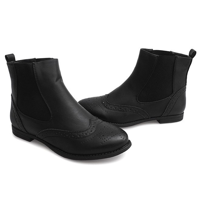 Bottines Jazz Classiques 220-PA Noir le noir 1
