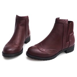 Bottines Jazz Classiques W102 Bordo rouge 3