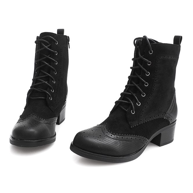 Bottines à lacets Jazz shoes ZH76 Noir 2