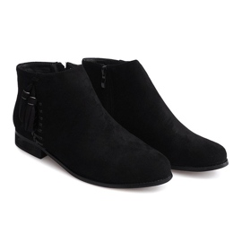 Bottines Daim Boho 99-8 Noir le noir 3
