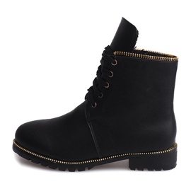 Bottes Trappeurs Avec Fourrure X685 Noir 2