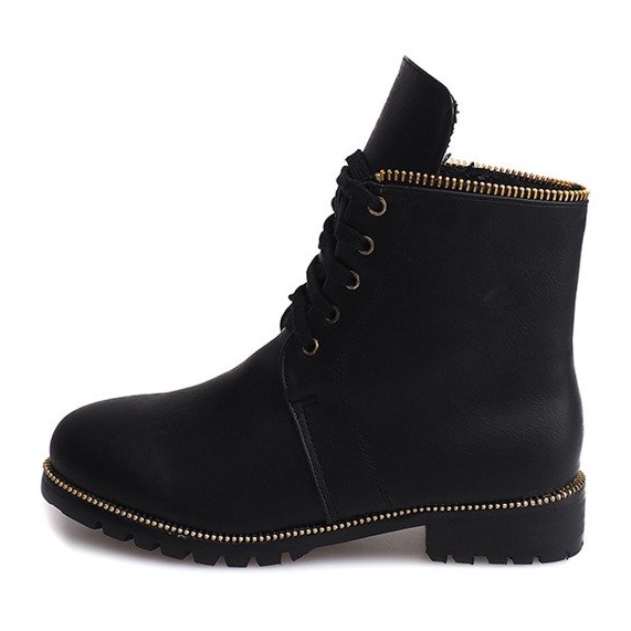 Bottes Trappeurs Avec Fourrure X685 Noir 2