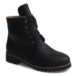 Bottes Trappeurs Avec Fourrure X685 Noir le noir 6