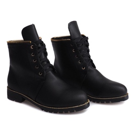Bottes Trappeurs Avec Fourrure X685 Noir le noir 3