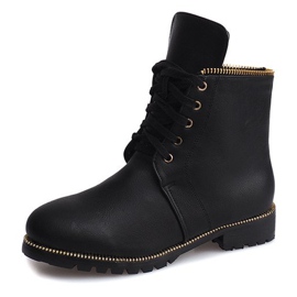 Bottes Trappeurs Avec Fourrure X685 Noir 1