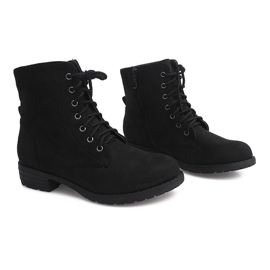 Bottines Daim Jodhpur B768 NOIR le noir 1