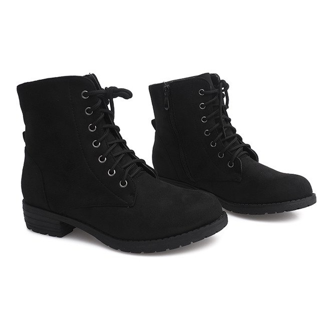 Bottines Daim Jodhpur B768 NOIR 1