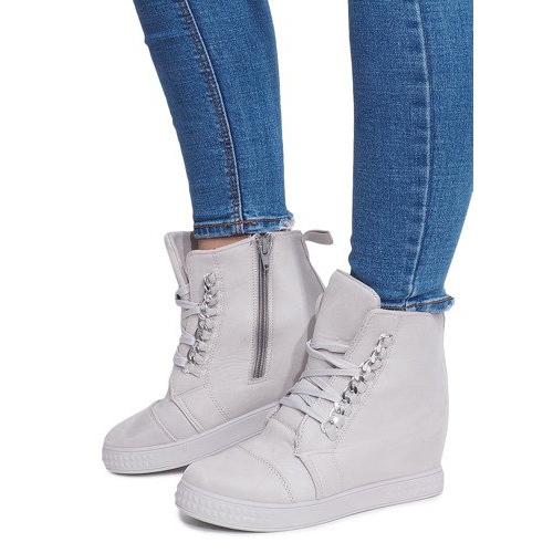 Baskets Compensées 1867 Gris 1