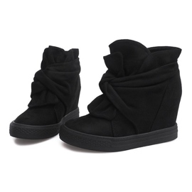 Baskets Compensées 6351-Y Noir le noir 3