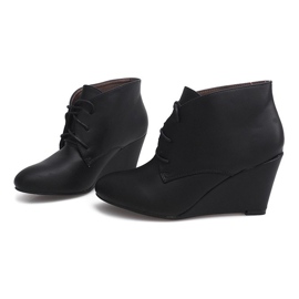 Bottes Compensées Sur Compensées 1177B Noir le noir 3