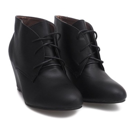 Bottes Compensées Sur Compensées 1177B Noir le noir 1