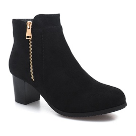 Bottes À Talon J0049-1 Noir 1