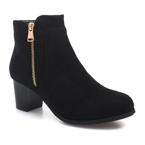 Bottes À Talon J0049-1 Noir 1
