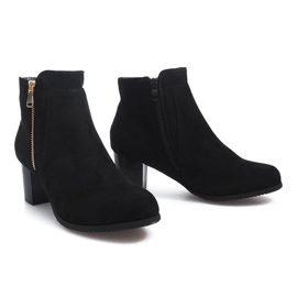 Bottes À Talon J0049-1 Noir le noir 2