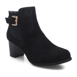Bottes À Talon J0052-1 Noir le noir 3