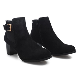 Bottes À Talon J0052-1 Noir le noir 1