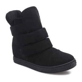 Baskets Compensées Avec Velcro 86-149 Noir le noir 2