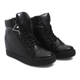 Baskets Compensées 2932-1 Noir le noir 5