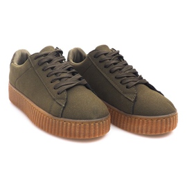 Bottes Creepers sur la plate-forme verte AM-1101 1