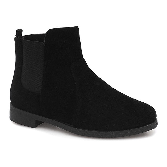 Bottines Daim Jodhpur FC-P07 Noir 1