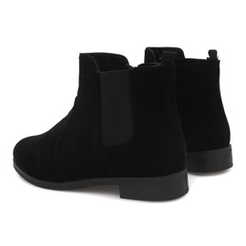 Bottines Daim Jodhpur FC-P07 Noir le noir 4