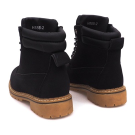 Bottes en bois isolées H88B Noir 2