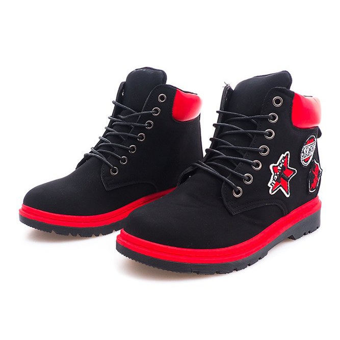 Bottes en bois isolées SJ1679-1 Noir le noir 1