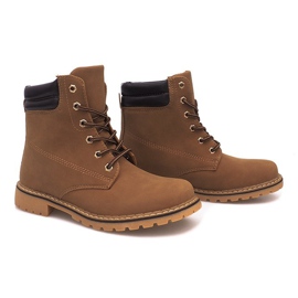 Bottes en bois R-8 Camel brun 2