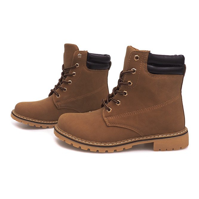 Bottes en bois R-8 Camel brun 1