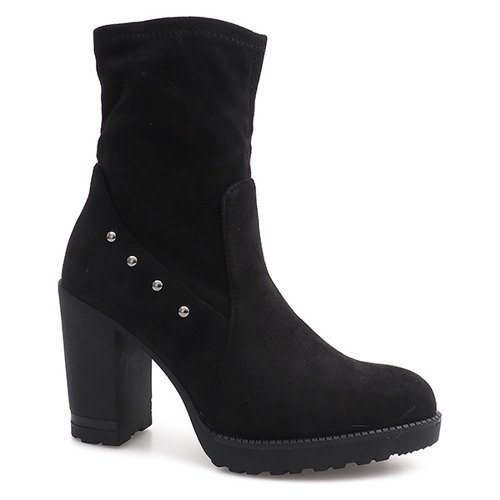 Bottes en daim BG-59 Noir 1