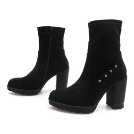 Bottes en daim BG-59 Noir le noir 3