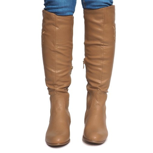 Bottes hautes isolantes X453-14 Beige 2 Bottes hautes isolantes X453-14 Beige 2