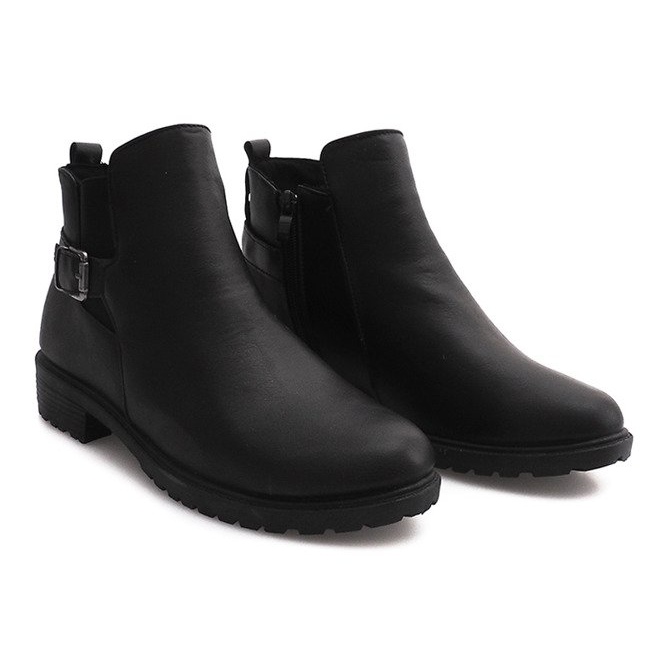 Bottes chaudes XY-293 Noir le noir 1