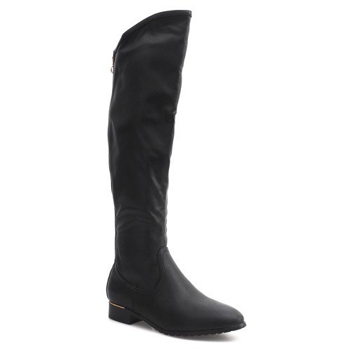 Bottes hautes élancées A7898-38 Noir le noir 1