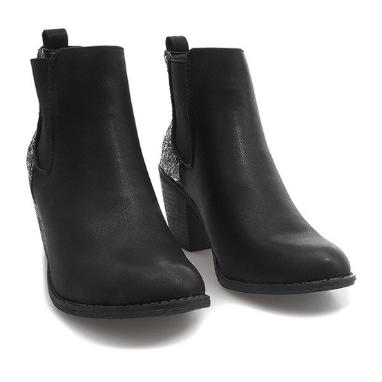 Boots Sur Talon Avec Elastique JA3090 Noir le noir 1