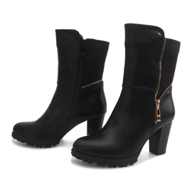Bottines À Talons FR59 Noir le noir 1