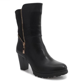 Bottines À Talons FR59 Noir le noir 2