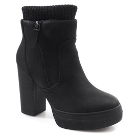 Bottines Cravates Workers X9102 Noir 1