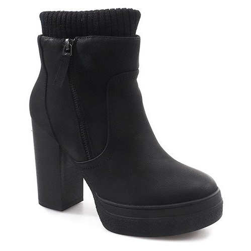 Bottines Cravates Workers X9102 Noir 1