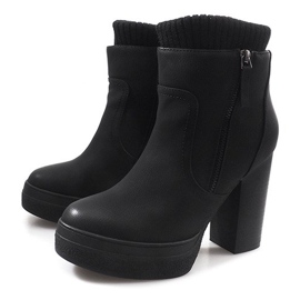 Bottines Cravates Workers X9102 Noir le noir 2