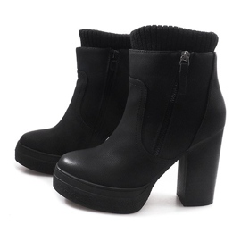 Bottines Cravates Workers X9102 Noir le noir 3