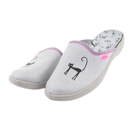 Befado pantoufles chaussures pour enfants 707Y398 gris 3