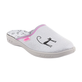 Befado pantoufles chaussures pour enfants 707Y398 gris 1